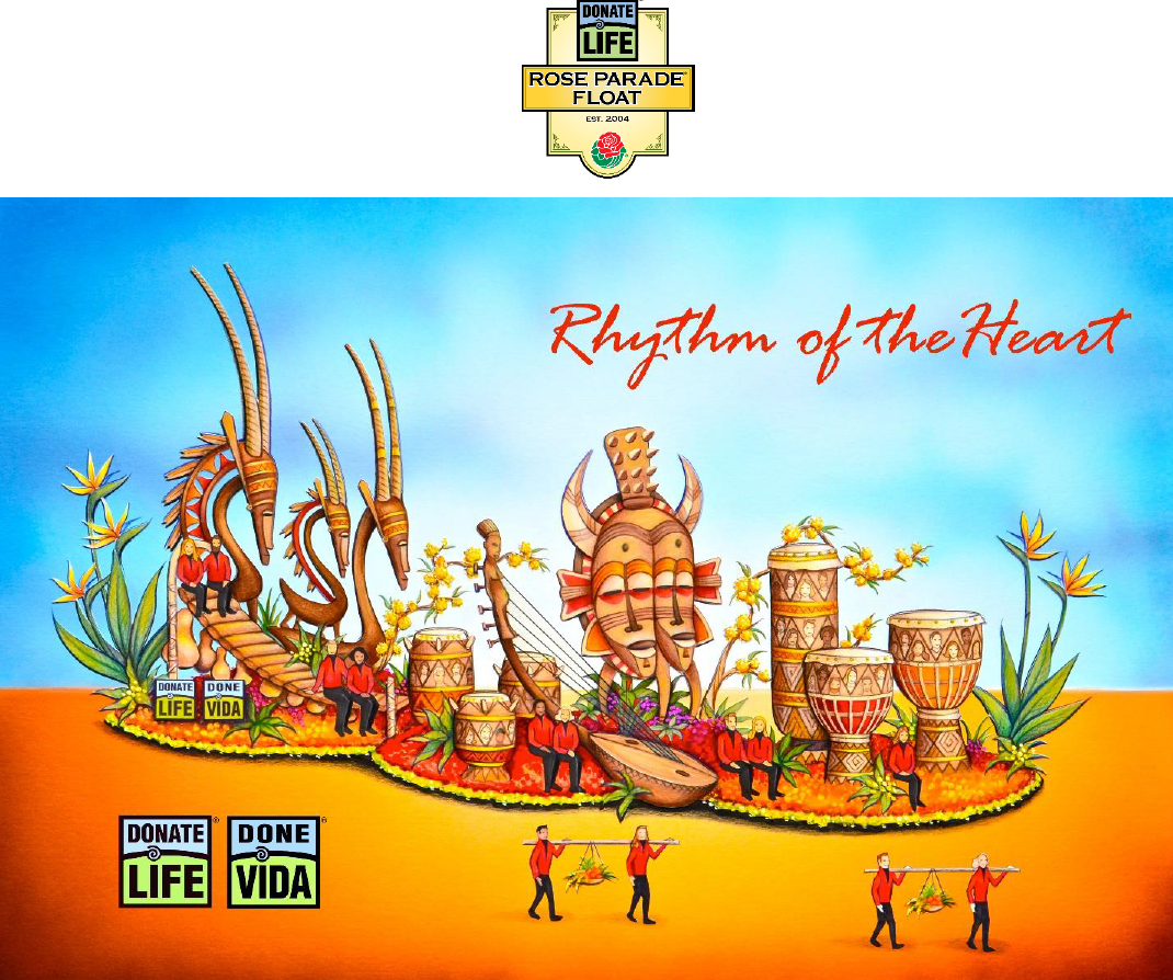 Donate Life Rose Parade 2019